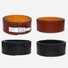 Sports Waist Belt Adjustable Thick Cowhide Bodybuilding Solid Color Protect Waist Powerlifting Barbell