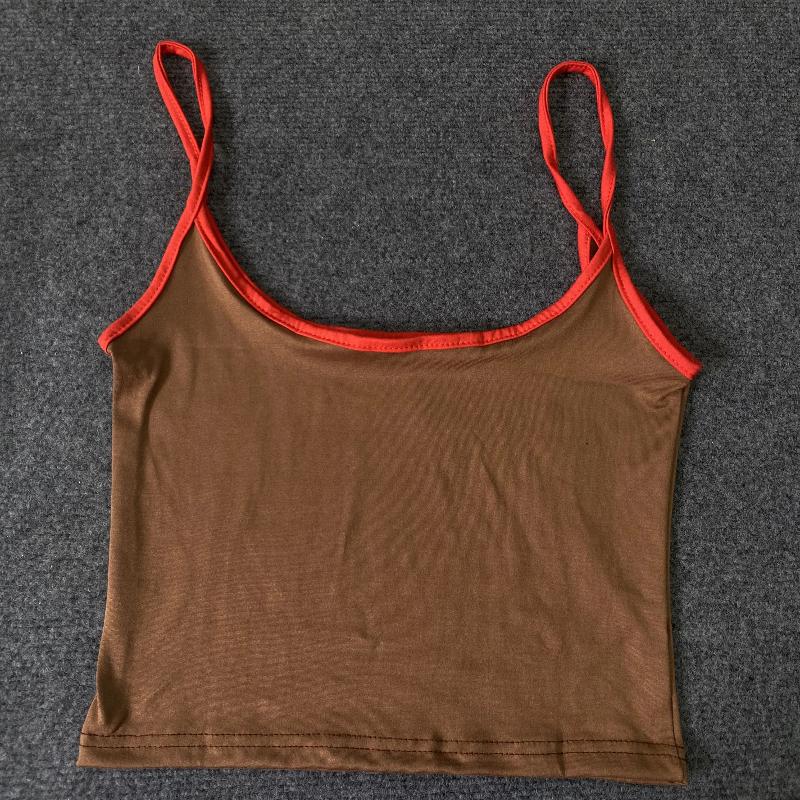 European and American Y2K digital printed sports vest
