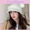 Winter Korean Style Cute Bear Knit Hat For Girls And Women Warm Earflap Beanie