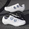 Unisex Clipless Cycling Shoes: Breathable, Lightweight, Stiff Sole, Double BOA Dial - Road & Mountain Bike Compatible