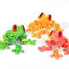 Articulated 3D Printed Frog Model Multi Jointed Movable Limbs for Home Desktop Decor Office Desk Toys and Creative Gift