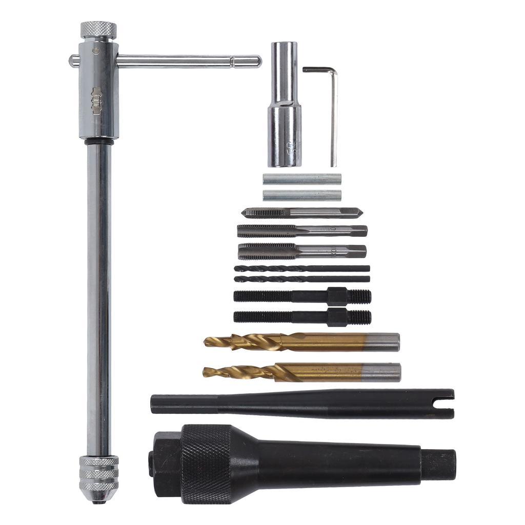 Glow Plug Removal Tool Puller Bit Adapter Hex Wrench Star Socket Kit for Damaged 8mm 10mm Plugs