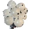 18inch/24inch Transparent Bobball Pink Bow Ribbon Balloon Set Valentine's Day Engagement Birthday Party Decoration