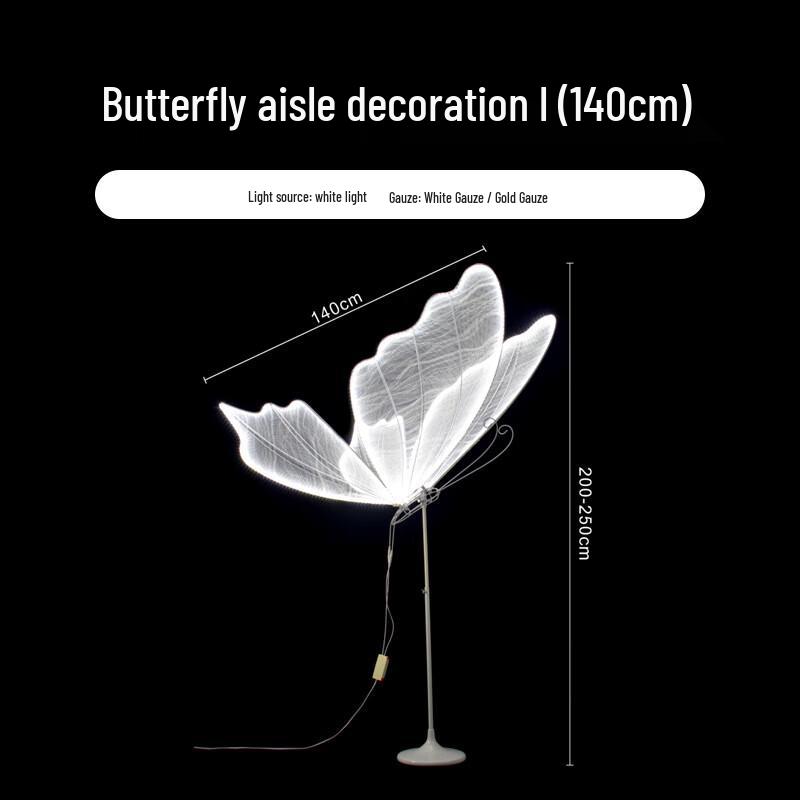 Luminous Butterfly Wings Decor