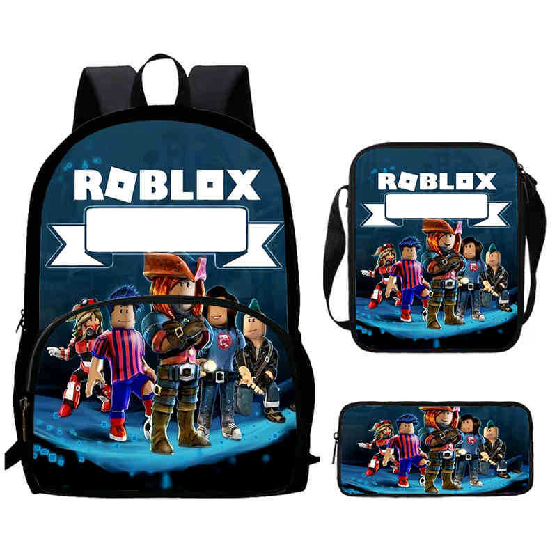 Roblox Printed Backpack, Children'S And Elementary School Bags