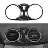 For Mercedes Benz CLK C209 A209 (2002-2010) Trim Accessories. Carbon Fiber Interior Sticker. Car Center Console Air Vent Panel.