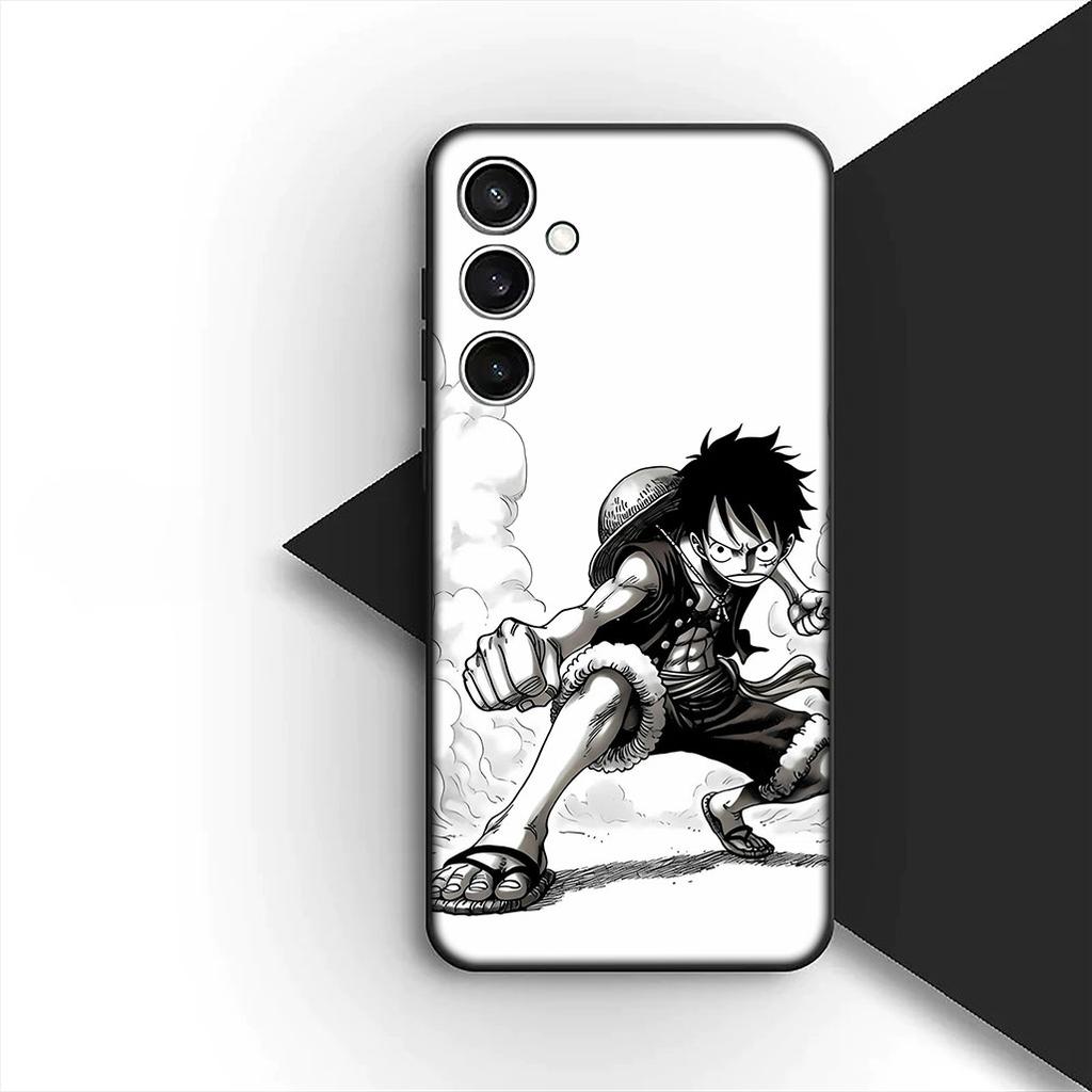 Cover for Samsung Galaxy S24 S25 S23 FE Ultra Plus S7 Edge S25+ S23+ A56 5G Casing Phone Case Anime Usopp One Luffy Piece