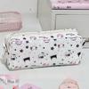 Hellokitty Canvas Pencil Case With Large Capacity For School And Office Use