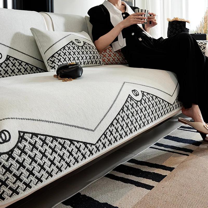 

Четыре сезона универсальный новый французский стиль ретро чехол для дивана тканевый светильник для подушки роскошный диван подушка синель жаккардовый 70x90