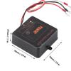 Battery Equalizer Black Solar System Balancer with Reverse Connection Protection 2 X 12V