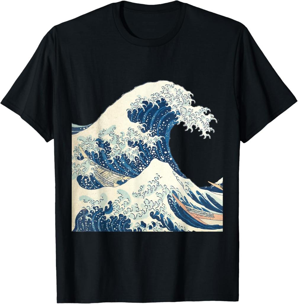 Great Wave Off Kanagawa Hokusai Japanese Art Japan T-Shirt