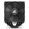 Sharkoon A60 Raffreddatore CPU Nero 2 Ventole 120mm 6 Heat Pipes TDP 260W