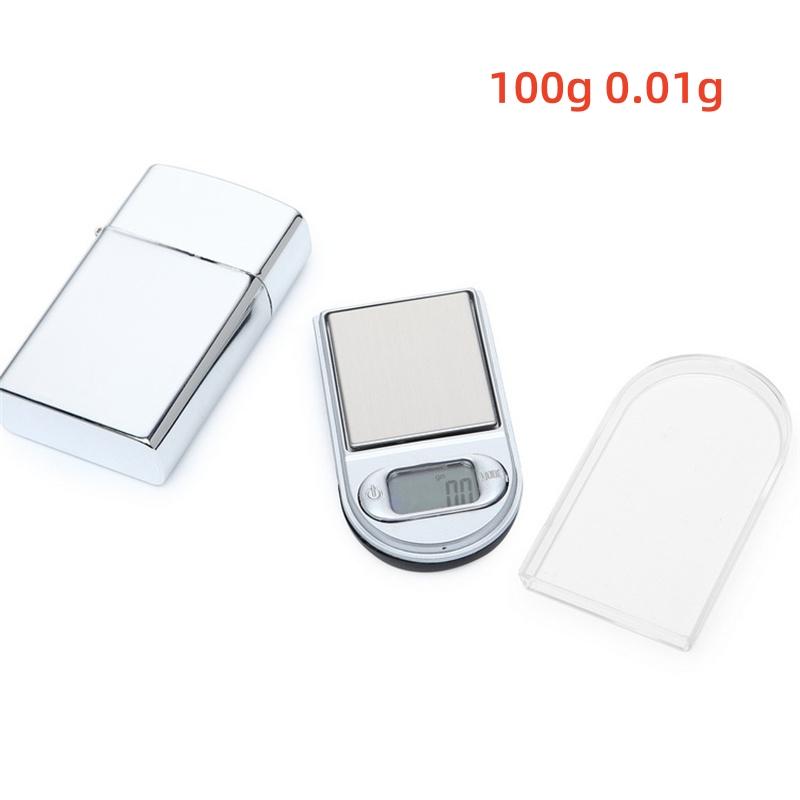 Mini kapesní zapalovač váha 50g/100g/200g Přesné digitální váhy pro Šperky Diamanty Přebíjení Kuchyň 0.01g Hmotnost
