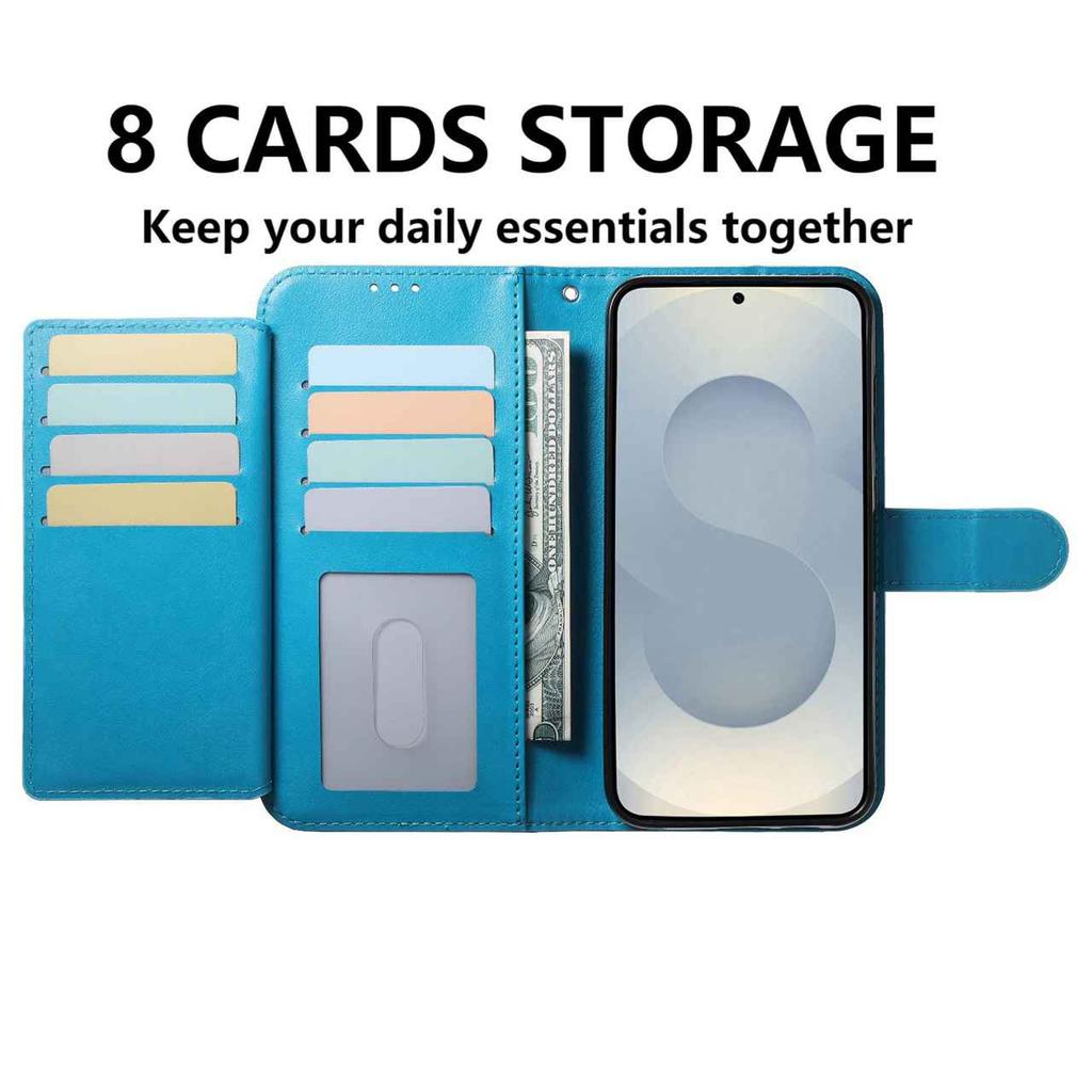 Case for Huawei P10-P50,Honor 9 Lite...Lambskin Leather Wallet Style Phone Case, Multi-Card Slots & Stand, Shockproof Protective Cover (10 Colors)