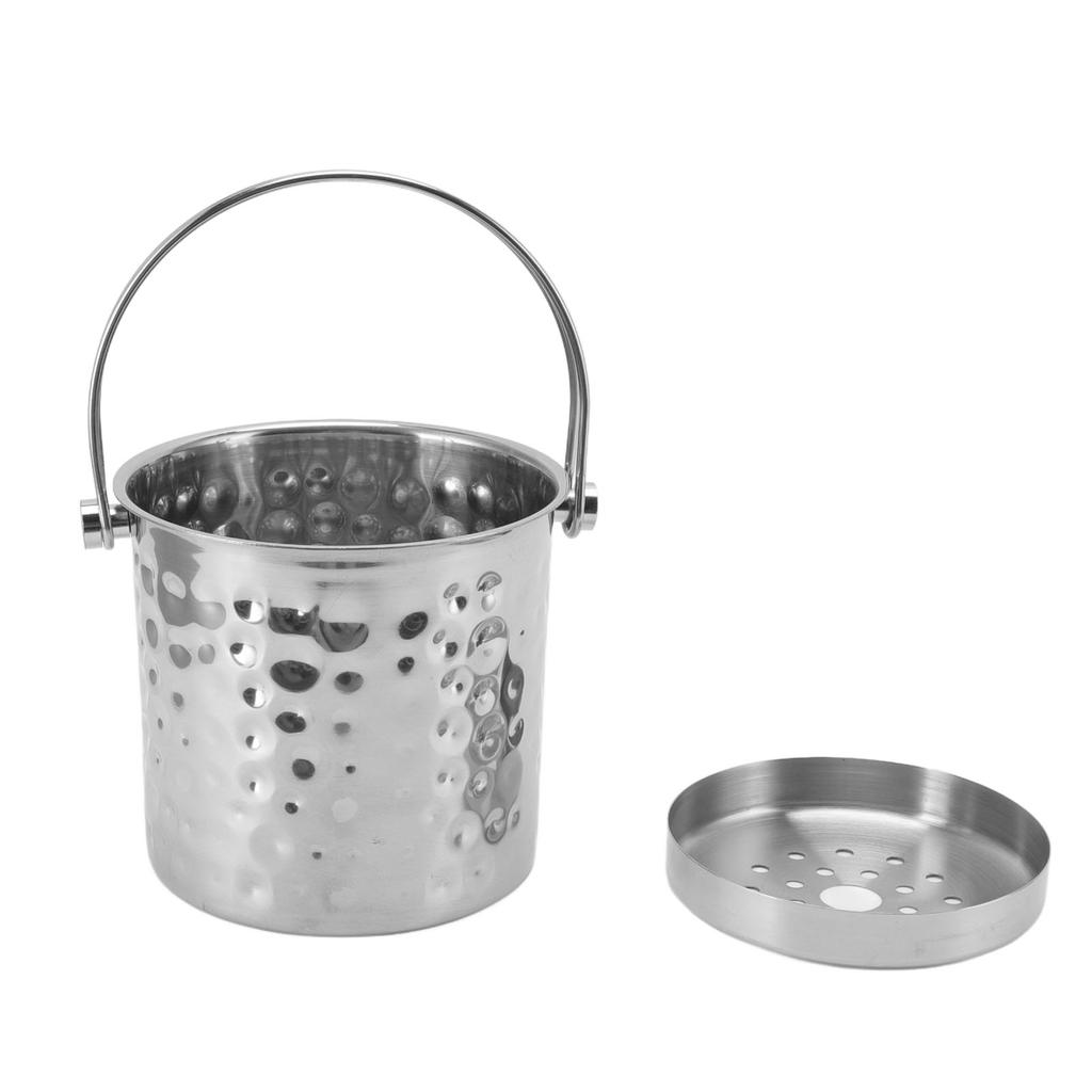 Bar KTV Bier Champagner Wein Eis Eimer Edelstahl Hammerpunkt Eis Eimer mit Griff