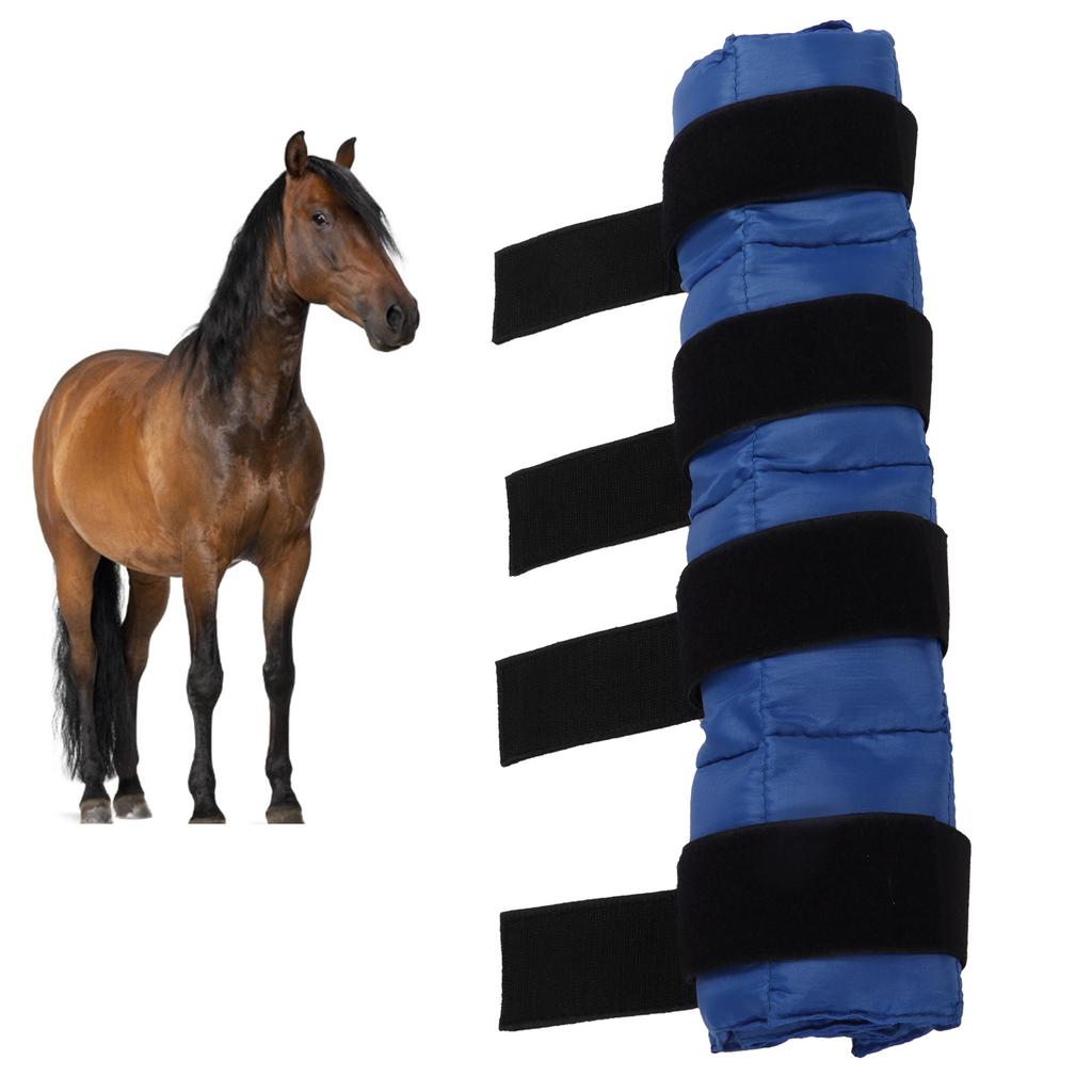 Ice Boot Wrap for Horse Reusable Flexible and   Therapy Full Leg Ice Boot Cold Pack