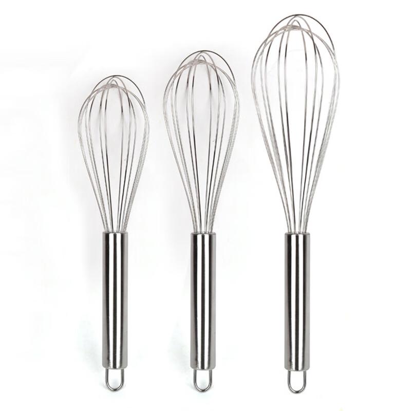 Stainless Steel Manual Egg Whisk Set