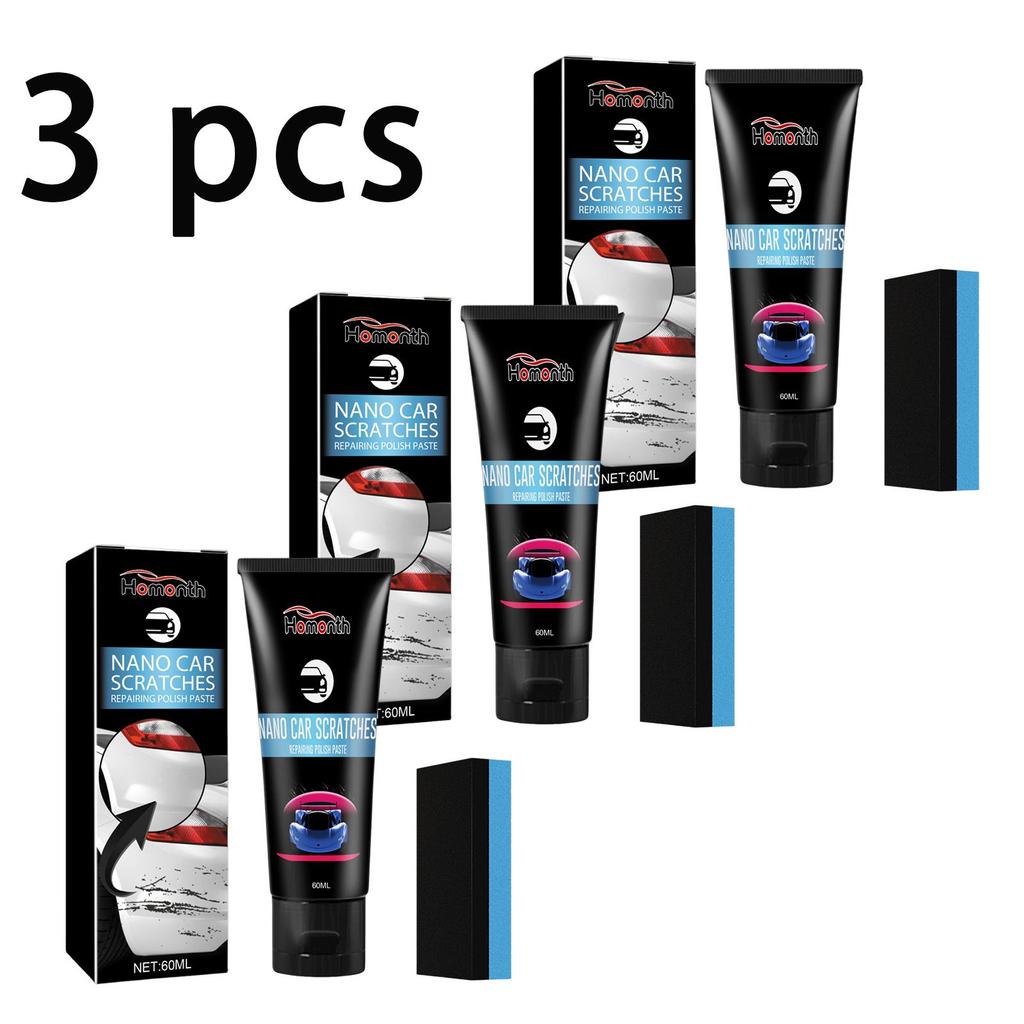 Homonth Car Scratch Repair Paste  (60ml+sponge) Paint Scratch Scratch Maintenance Repair Repair Paint Polishing Seamless Repair