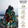 1pc Deadpool and Wolverine Printing Blanket - Soft, All-Season Throw for Living Room, Bedroom,Personalized Gift with Adorable Cartoon Design