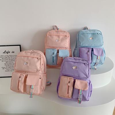 2025 Spring New Backpack Girl Niche Design Backpack Schoolbag College Girl Go Out Small Bag Tide