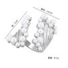 Sell Well In Europe America Wide Version Pearl Rings for Women Exaggerate Chunky Fashion Statement Jewelry Ring Trend Gift
