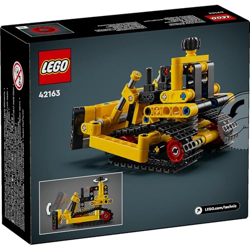 LEGO Technic Heavy Duty Bulldozer Toy Present Birthday Block Christmas Boys Girls Children 7 Years Old 8 Years Old 9 Years Old Elementary School Stude