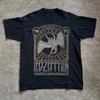 Led Zeppelin 1975 Madison Square Garden Unisex Black T-shirt, Size S-5XL