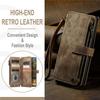 CaseMe Flip Leather Phone Case For Samsung Galaxy S26 Ultra S25 Edge S24 FE S23 S22 S21 S20 Plus S10 Note 20 Ultra Zipper Wallet Card Bag Cover Coque
