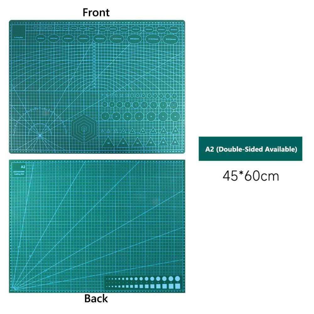 PVC Paper Cutting Pad Grid Line Carving Board Multifunctional Cutting Mat Paper Cutting