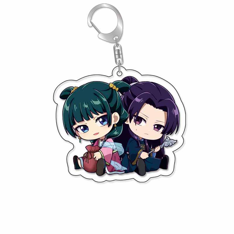 The Apothecary Diaries Acrylic Keychain: Cat Characters - Gaoshun, Jinshi & Gyokuyouhi Pendant