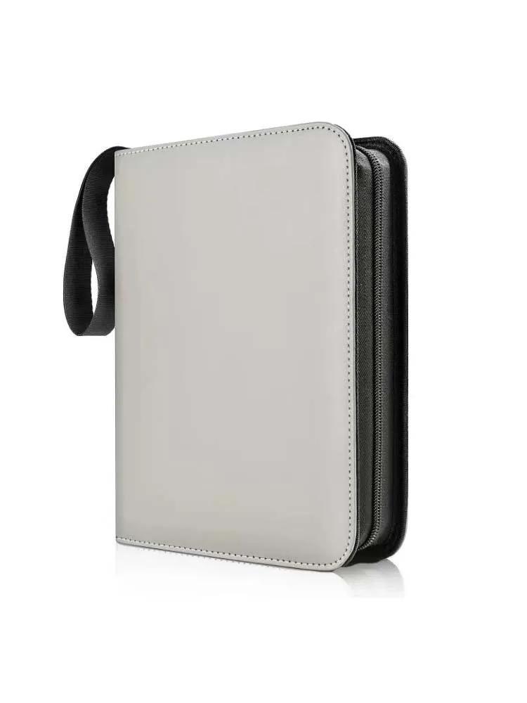 Large Zipper Binder A4/A5 Photocard Collect Book PU Leather Game King Collection Football Star Card Booklet 4/9 Grids Customized