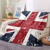 Union Jack Flannel Blanket Throw Blanket Soft Warm Sofa Bed Camping home Decor Unique Christmas Gift C9261028
