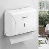 Classic White No-Drill Wall-Mounted Tissue Dispenser