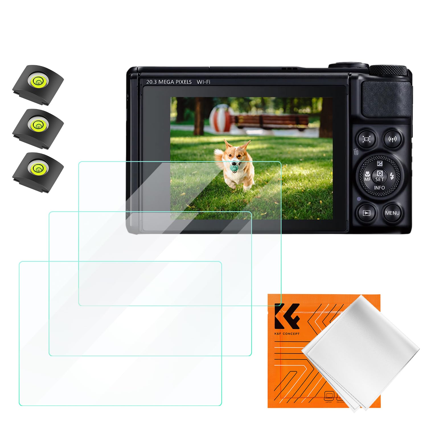 

Concept Compatible Screen Protector for Canon 9H Tempered Impact Automatic High Camera Protector K&F SX740, Glass, Resistant, Adhesive, Transparency,
