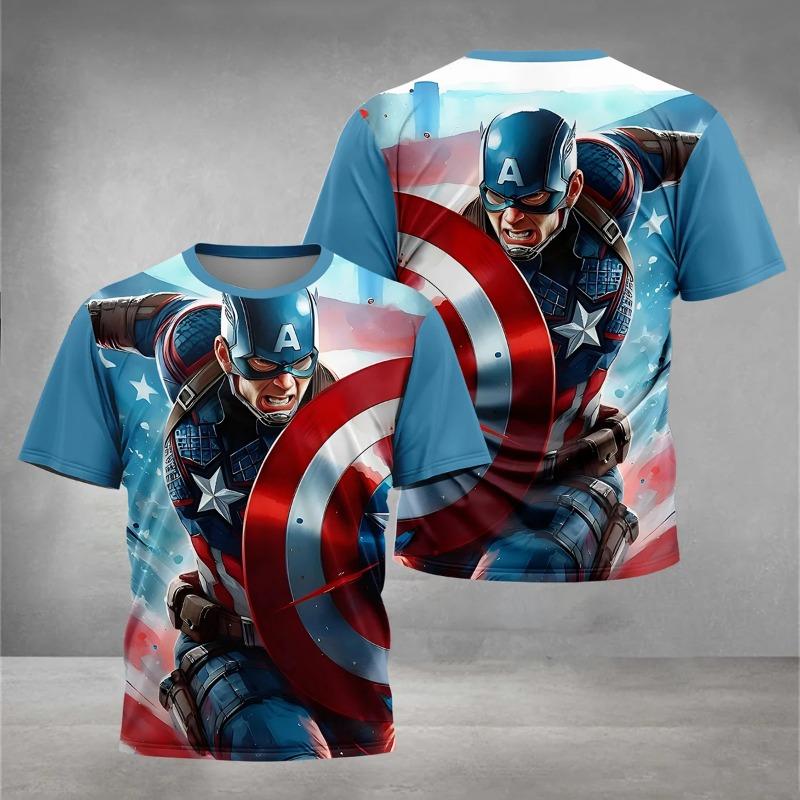 Men'S 3D Cyber Samurai Girl Themed Print T - Shirtsoft Polyester Fabric Summer Round Neck T-Shirt Regular