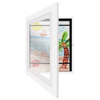 Children Art Photo Frame Kids Artwork Display Frame Children's Artwork Display Frame for Wall Front Opening Kids Art for Oil