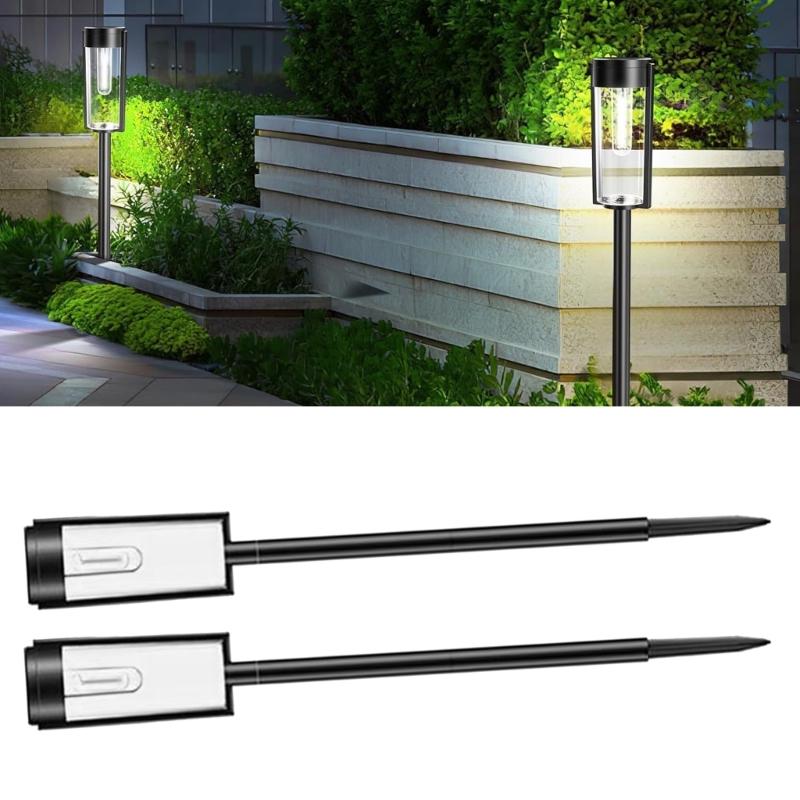 Solar Outdoor Garden Light Yard Decoration Lights Plastic Texture Lawn Solar Lamps Suitable for Pathway and Lawns