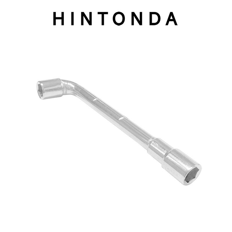 L-Shaped Chrome-Plated 3D Printer Nozzle Wrench, Double-Ended Hex Socket 6/7/8mm, 10cm Length