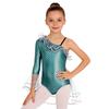 Costum de Sirena pentru Fete cu Mânecă Lungă Salopetă Manșete din Plasă Nasturi Capse Ținută de Scenă