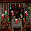 Christmas Wall Window Stickers Marry Christmas Decoration For Home 2025 Christmas Ornaments Xmas Navidad Gift New Year 2025