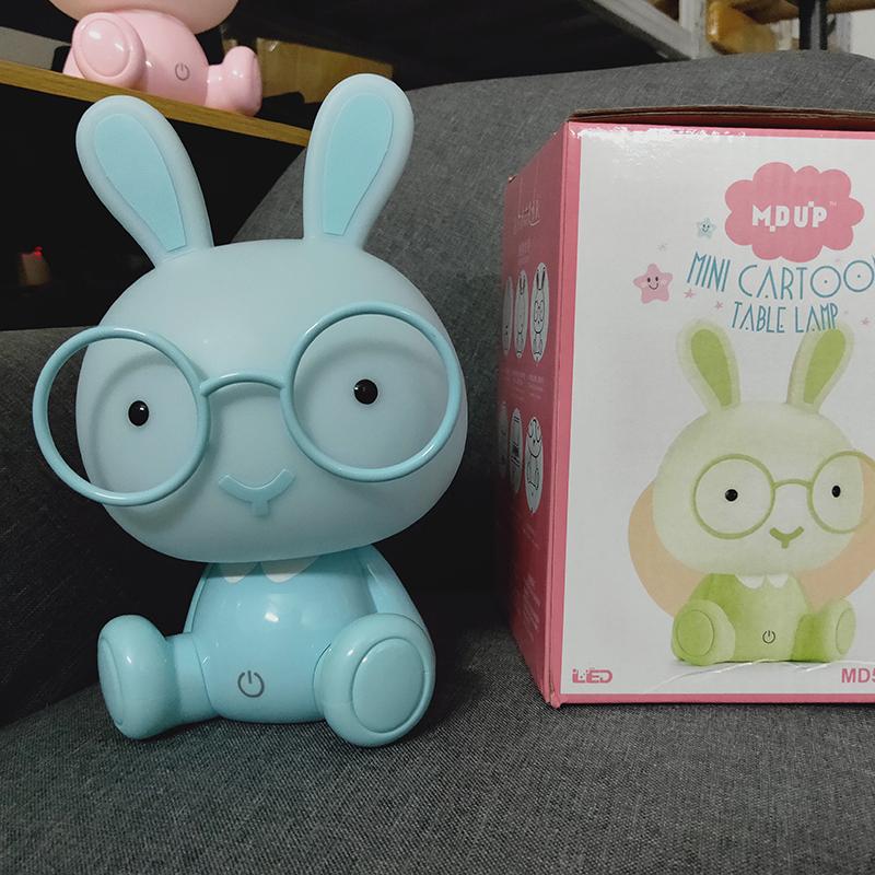 Cute Cartoon Animal Led Night Light for Baby Children's Room Night Lamp Christmas Gift Beside Deco Rabbit Lamp USB Night Lights