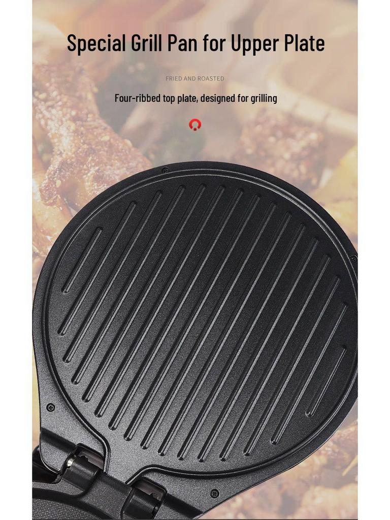 Frigideira e Grelhador Elétrico Dupla Face Profundo com Desligamento Automático