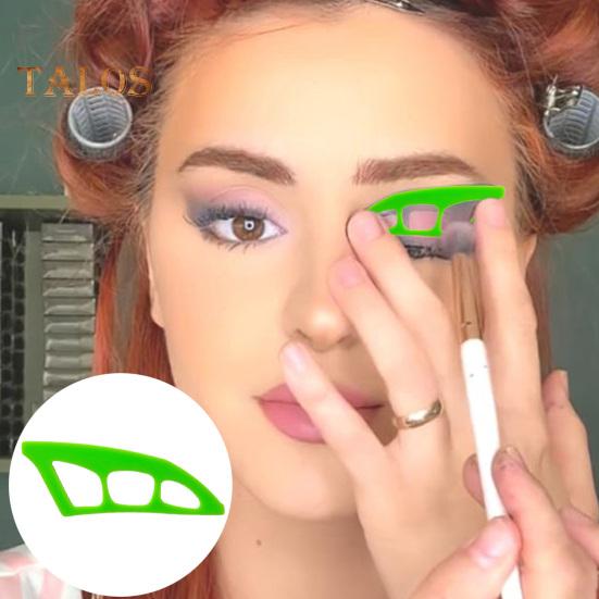 1/2/3/4Pcs Silicone Eyeshadow Stencil Tool Reusable Beginner Eyeshadow Assistant Guide Helper Shaper Mapping Template Women Quick Eye Makeup Tools