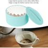 Coffee Filter Holder Reusable Coffee Filter Storage Container with Lid Coffee Basket Used for Family Coffee Counter (Mint Green)