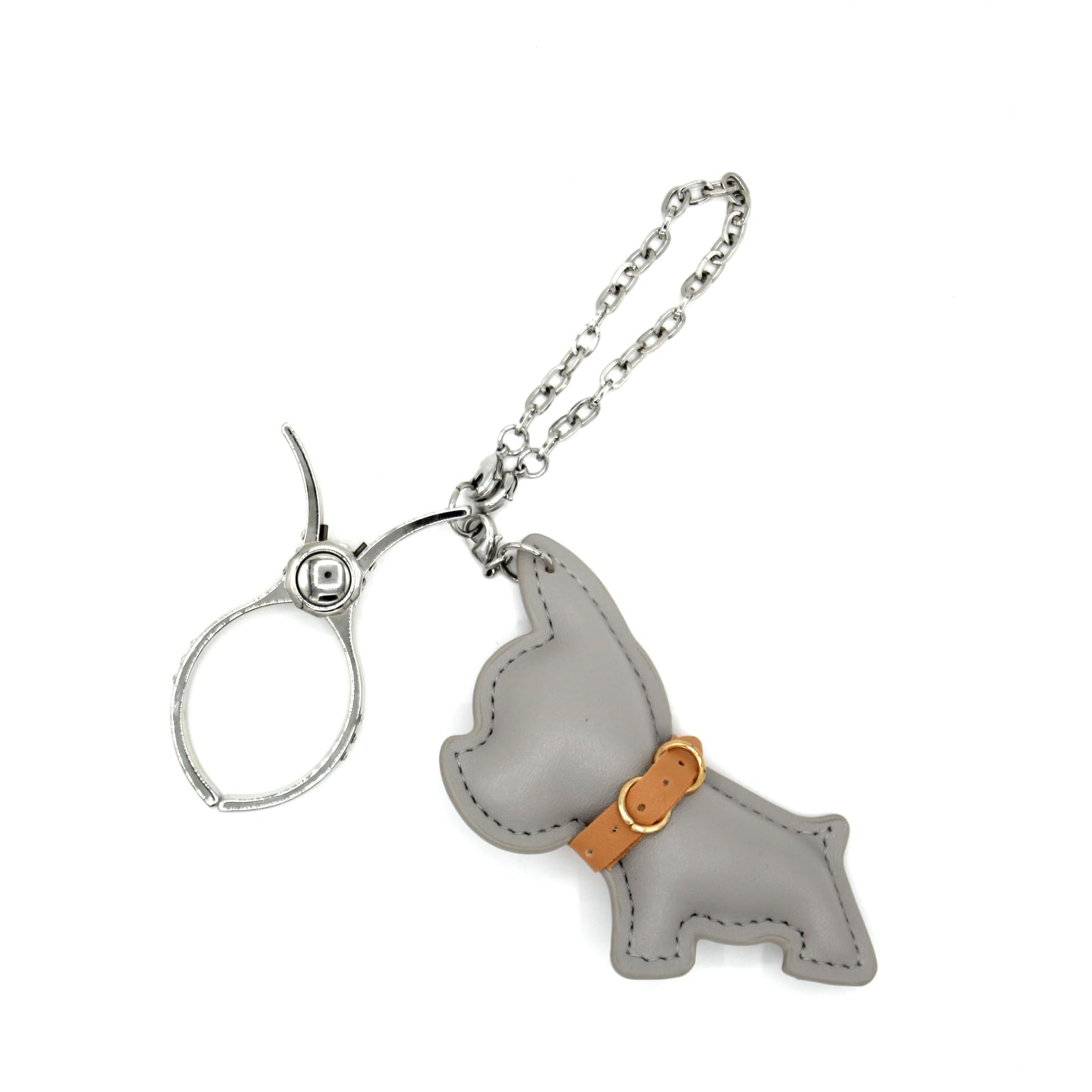 

Jennifer Women s Glove Holder & Bag Charm, Silver, F
