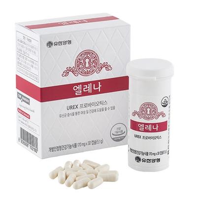 Yuhan Corporation Elena Division Intestinal Health Lactobacillus [Denmark UREX Probiotics], 30 Tablets, 1 unit,Korean Health Food