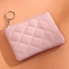 Ladies With Zipper Gift PU Leather Card Case Money clips Key Wallets Women Coin purse Mini Coin Bag