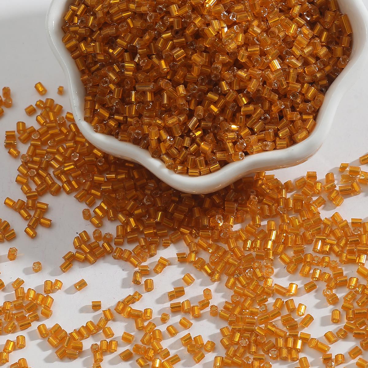 

300/700 шт чешские цилиндрические стеклянные бусины европейские семенные длинная трубка с двумя отверстиями свободные бусины для изготовления ювелирных изделий 2mm 700pcs