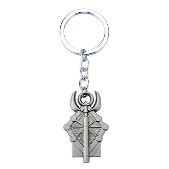KC-COS Sousou no Furiren Cosplay Key Holder Holy Staff Proof Keychain Goods Accessories Props Alloy Gift Halloween Event Cultural Festival