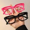 2Pcs/3Pcs/4Pcs Classic Fashionable Square Frame Non-Prescription Glasses Suitable for Daily Wear, Office Work, and Studying